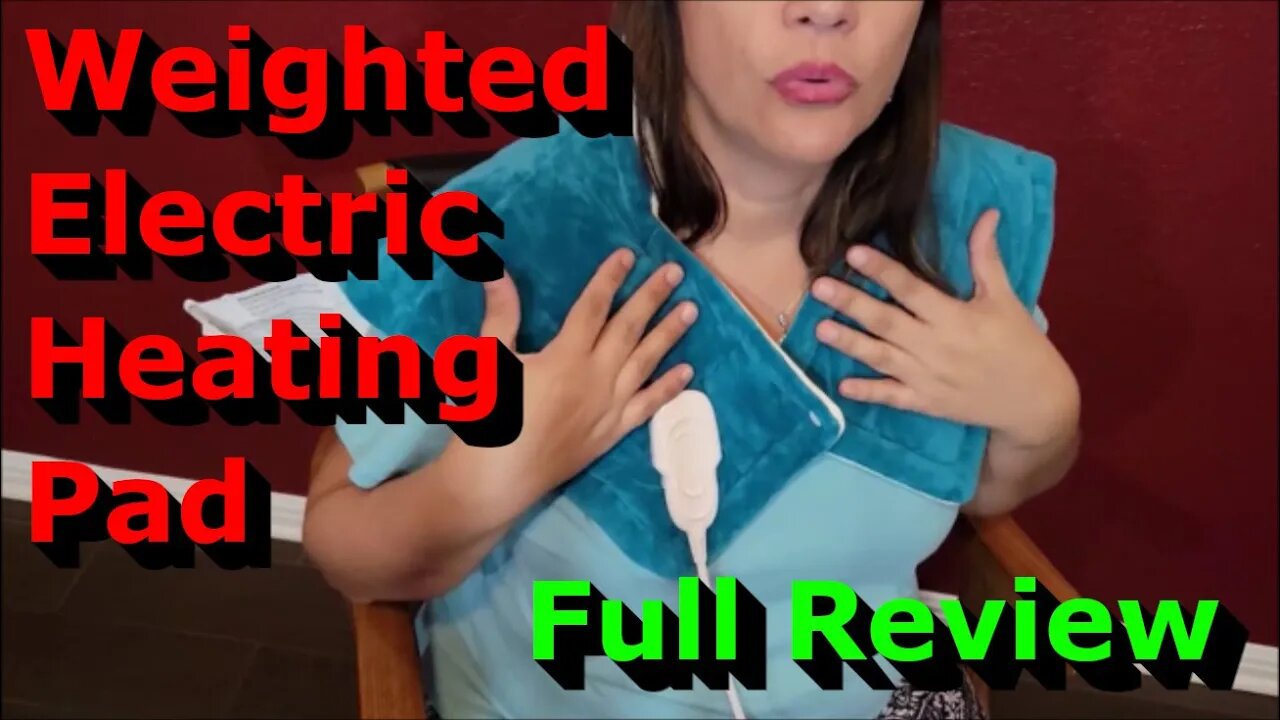 Weighted Electric Heating Pad - Full Review - 6 Heating Levels