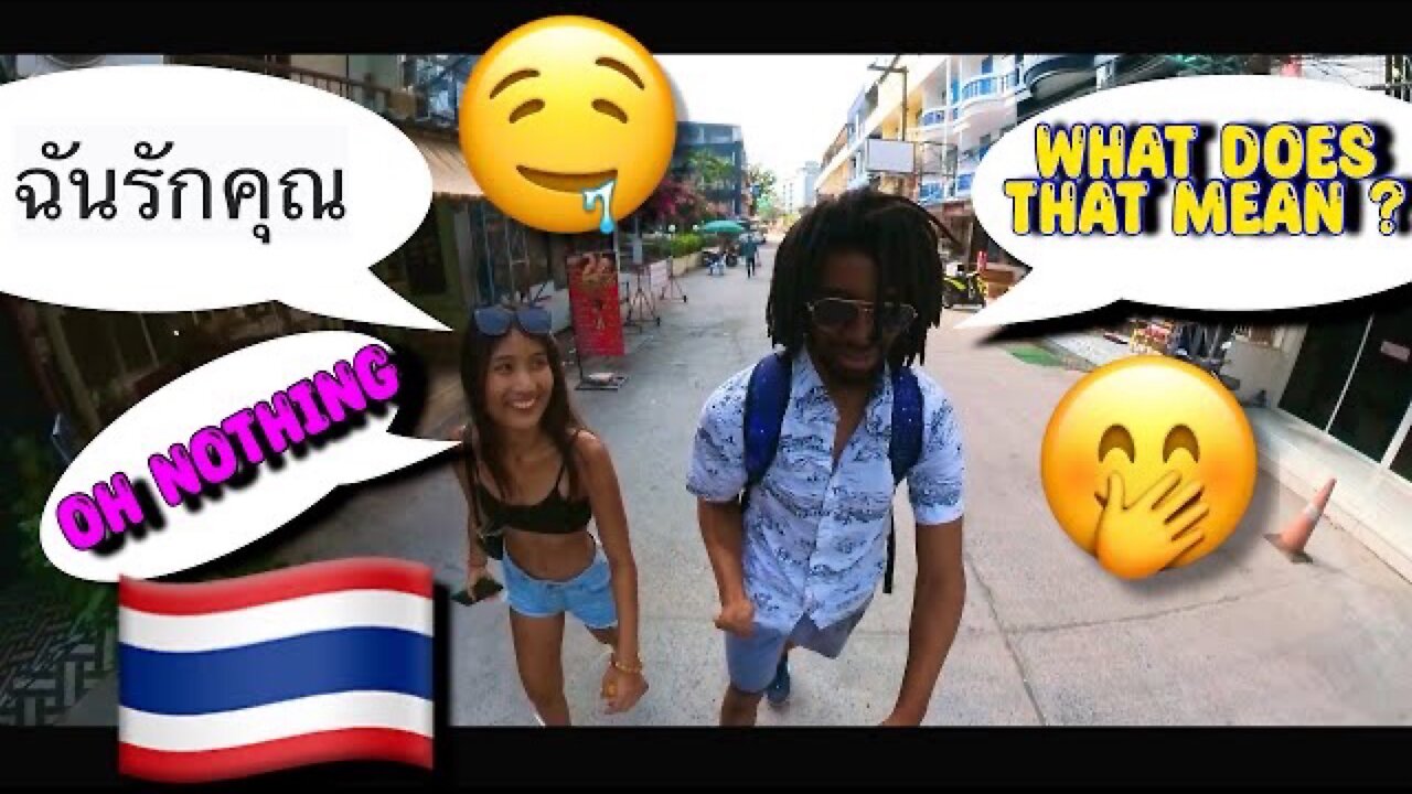 MYSTERY GIRL TEACHES ME THAI LANGUAGE !