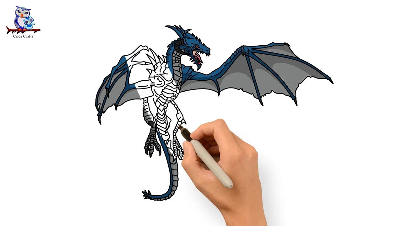 How to Draw a Dragon - Anime Style Art