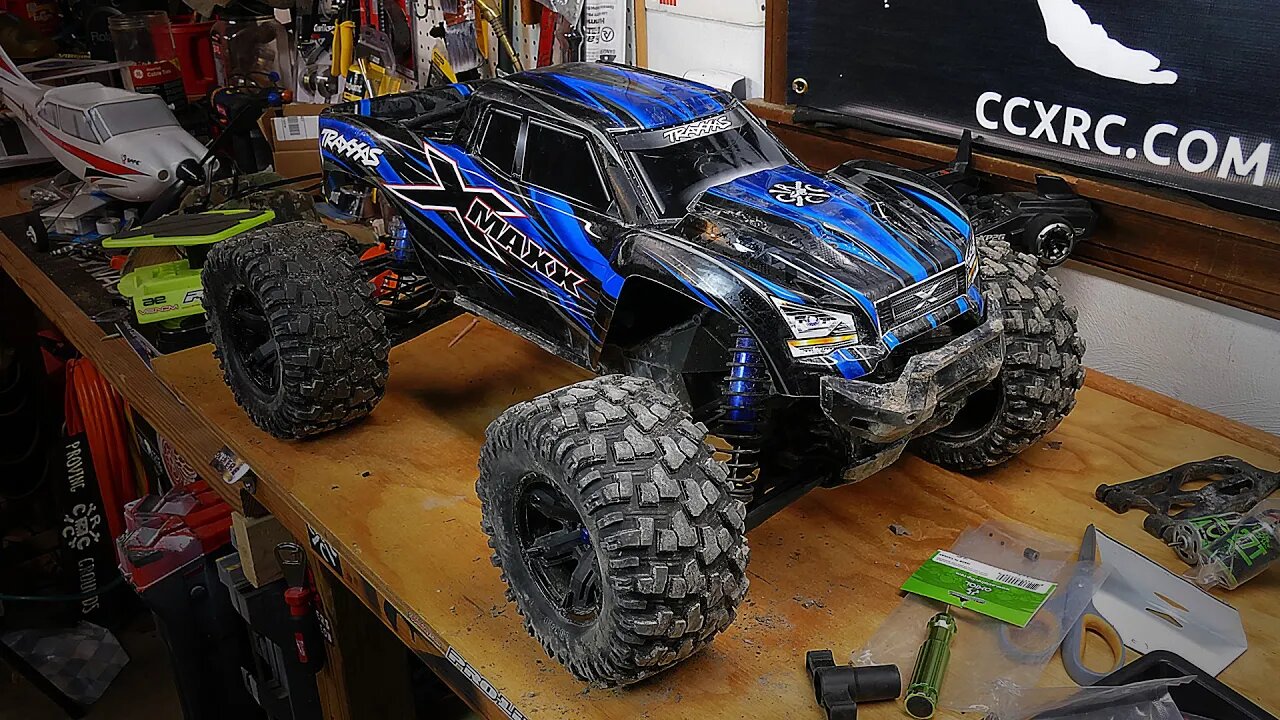 RC On The Bench: X-maxx Lower Front Arm Replacement