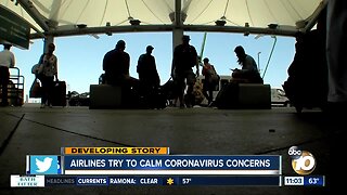 Airlines adjusting policies as coronavirus worries grow