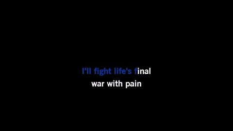 Because He Lives Karaoke Instrumental Lyrics in D, Page 260