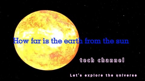 distance from earth to sun