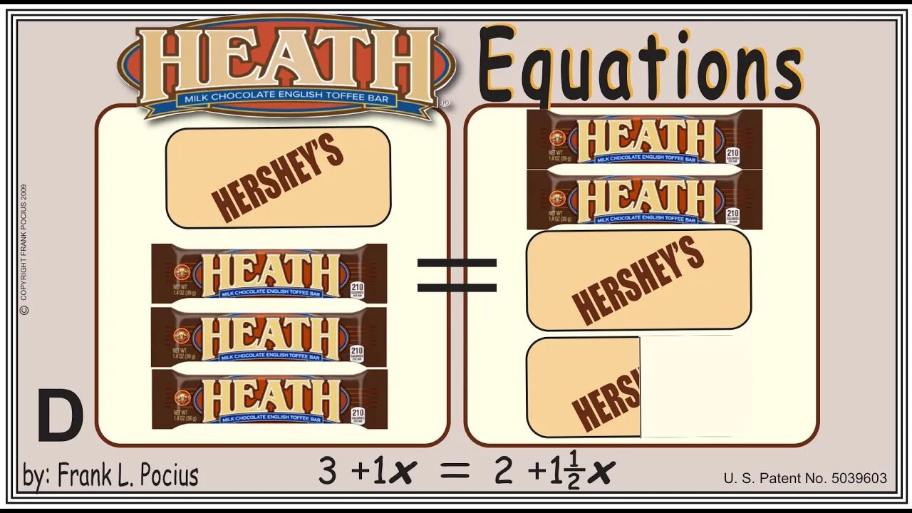 VISUAL HEATH 3+1x=2+1.5x EQUATION _ SOLVING BASIC EQUATIONS _ SOLVING BASIC WORD PROBLEMS