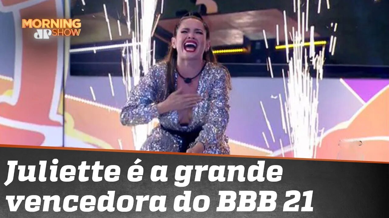 Fenômeno, Juliette vence o BBB com 90,15%