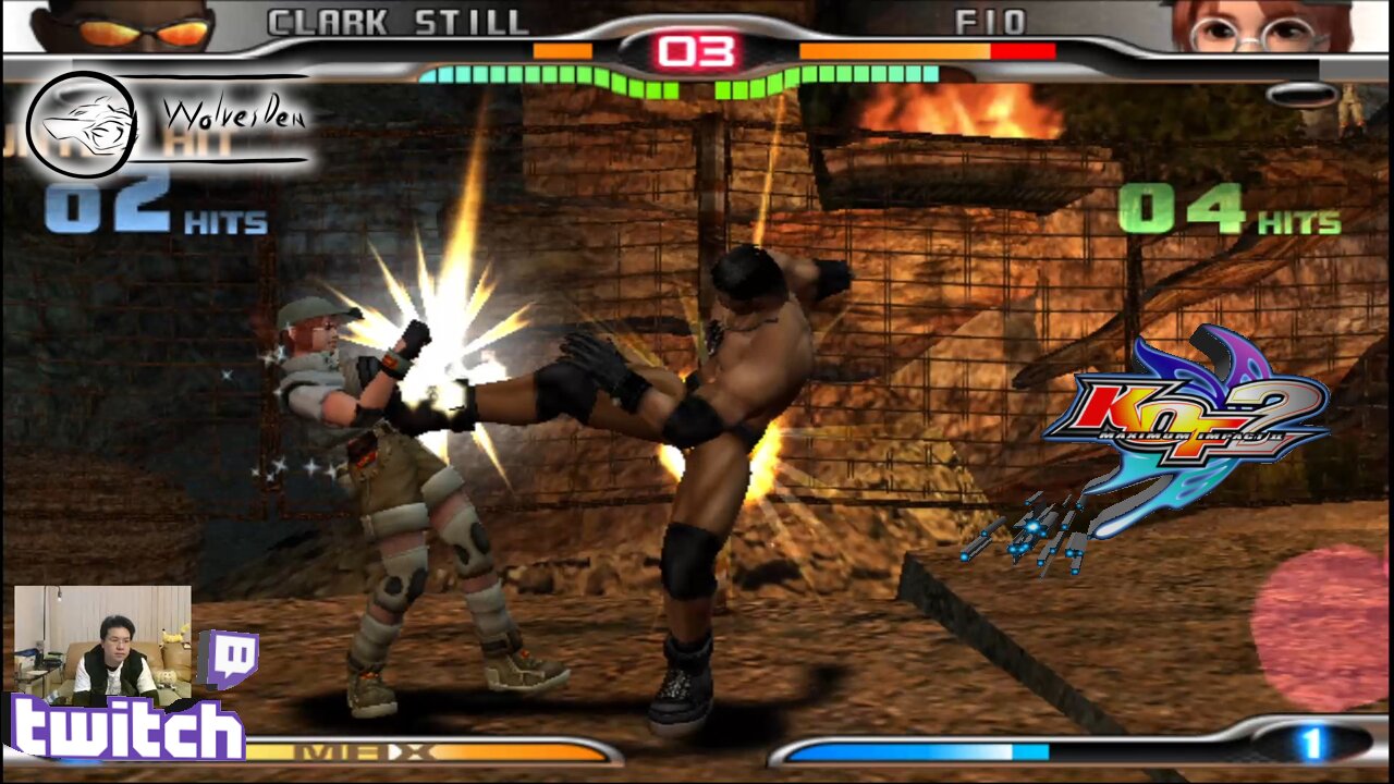 (PS2) KOF Maximum Impact 2 - 25 - Hard Challenge - Level 8