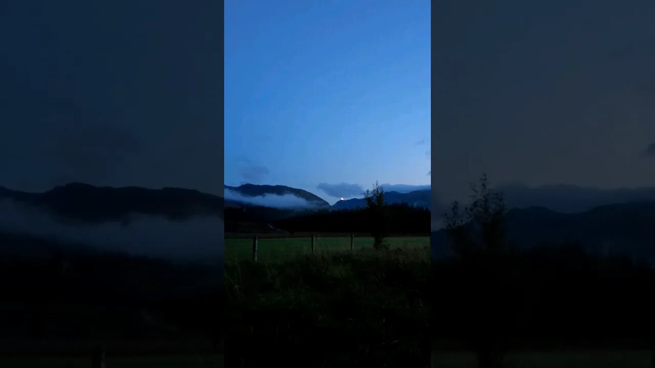 Distant moon timelapse filmed with DJI Pocket 2 Scotland