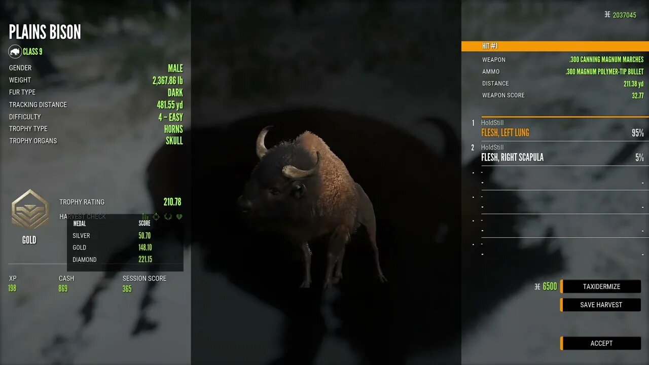 The Hunter Call of the Wild COTW Plain Bison Gold