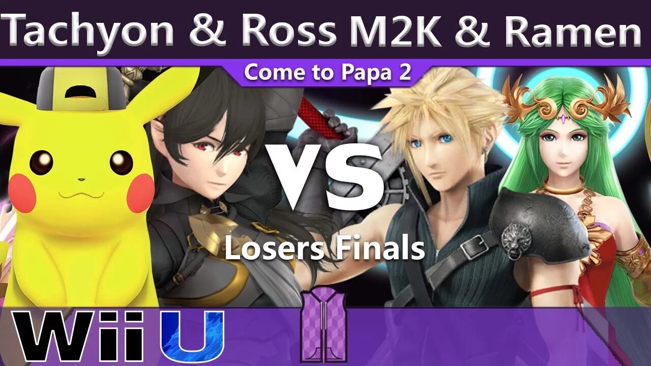 Tachyon & DMG.Ross vs. FOX|MVG|Mew2King & Prince Ramen - Wii U Doubles Losers Finals - CTP2