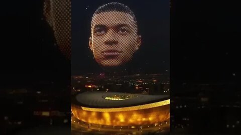 Шоу дронов на ЧМ-2022