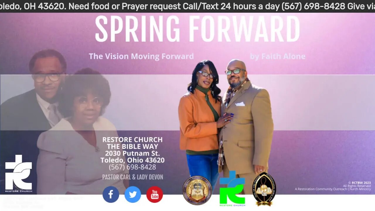 SPRING FORWARD REVIVAL 2023 - Info