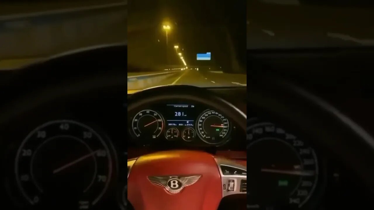 Bentley Speed Cross upto 😨 281 kM/H | Bentley Top Speed Test | #youtube #short #shorts