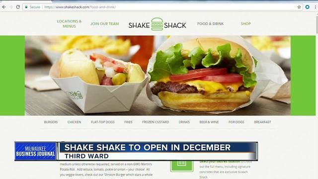 Shake Shack's first Wisconsin location to open in December