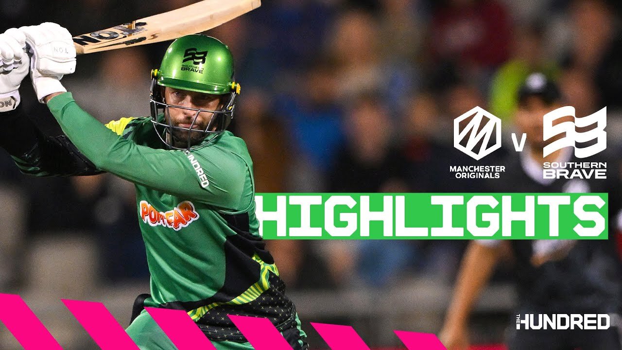 Conway Strikes Crucial 54* | Highlights - Manchester Originals v Southern Brave | The Hundred 2023