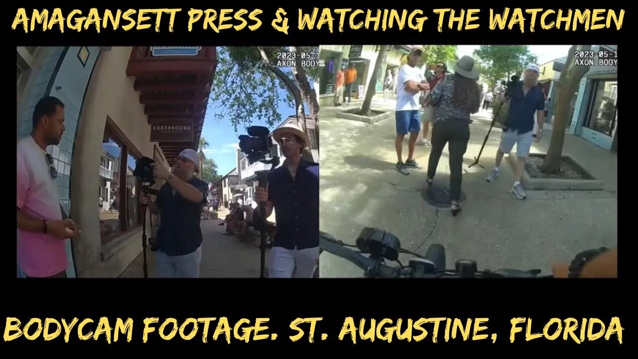 Amagansett Press & Watching the Watchmen In St. Augustine, Florida