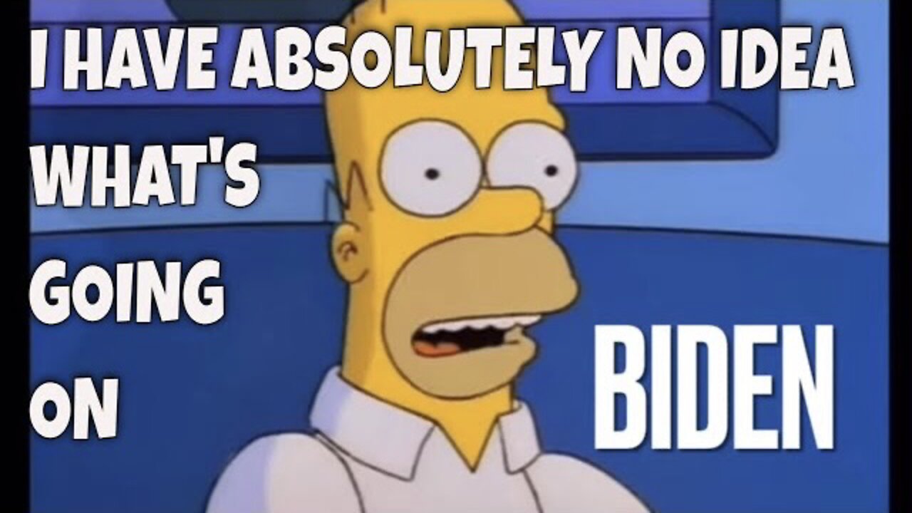 Biden has. NO CLUE what’s going on