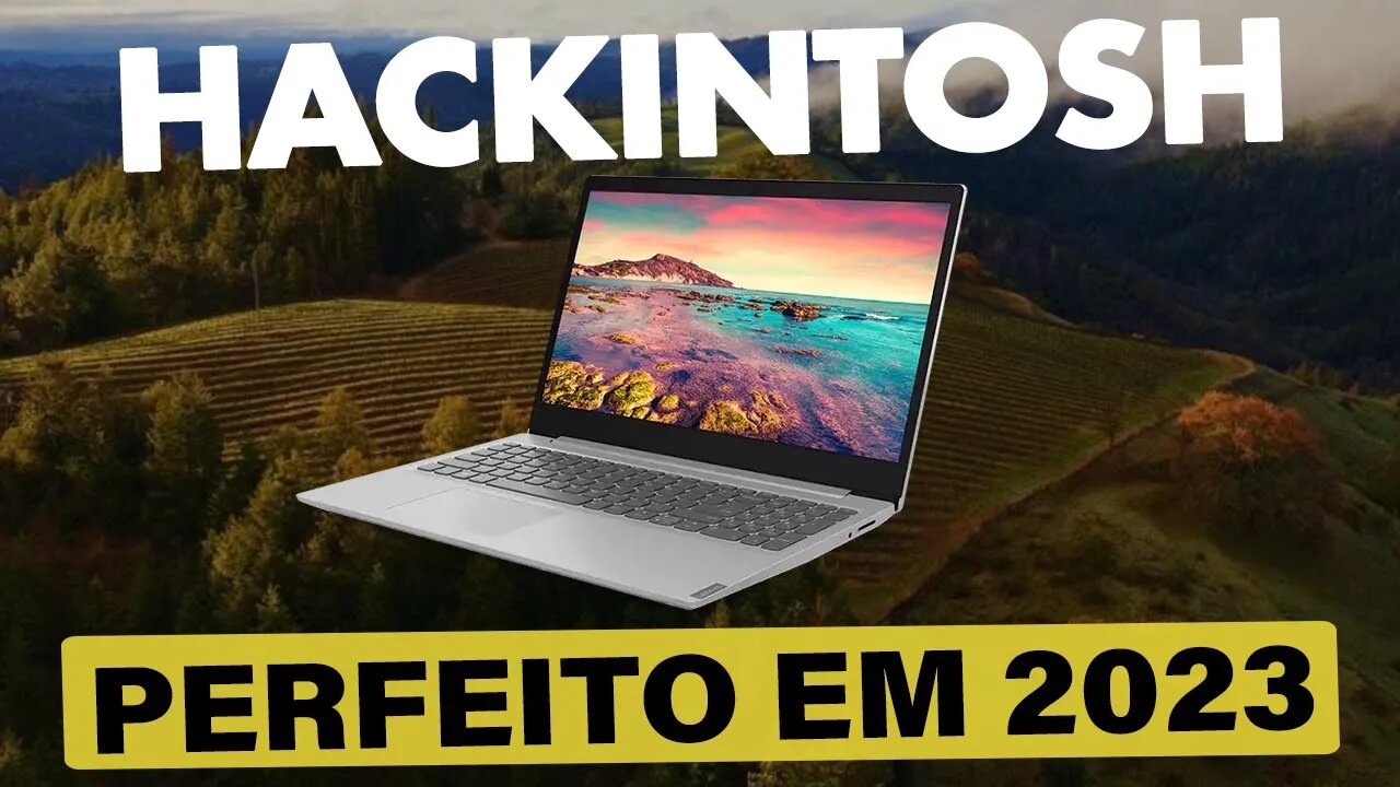 🔥 O #HACKINTOSH PERFEITO EM 2023 👉 TESTAMOS O MacOS SONOMA NO LENOVO S145 10TH I7-1065G7 😱