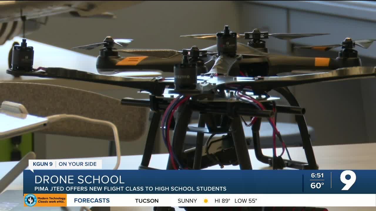 HS students "take off" in new drone operation class
