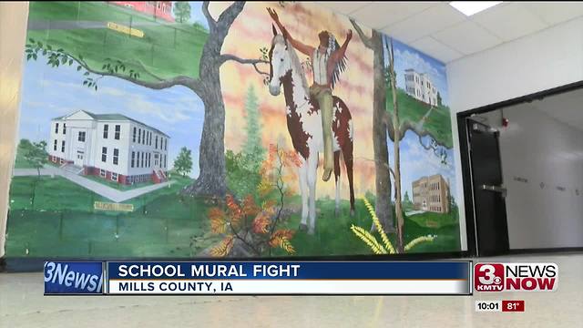 Controversy over school mural