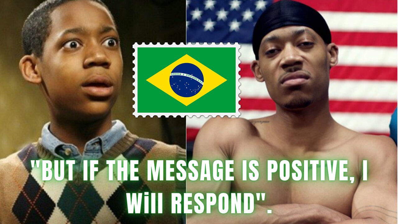 The Everybody Hates Chris actor says he is afraid of the Brazilians.