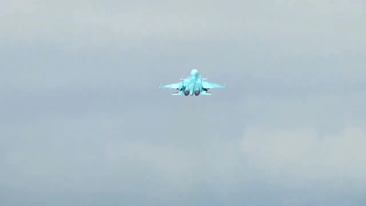 SU-34s go and hit there targets and then head back home with a job well done.