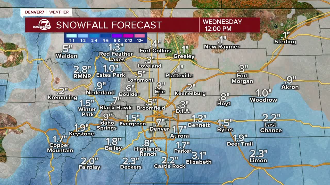 Wednesday 5:15 a.m. forecast