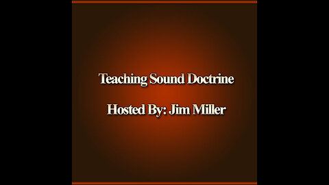 "FIRST EPISTLE OF JOHN" Pt. 5