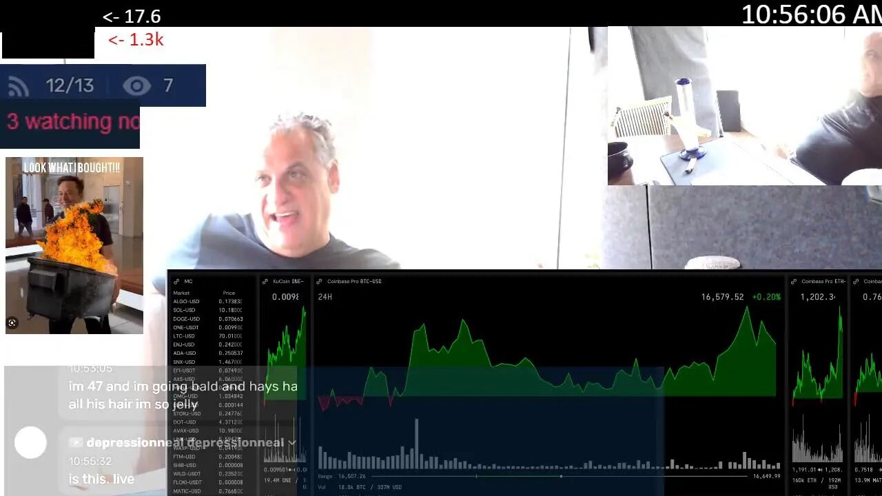 $3TH POISED TO BLAST PAST 1200 WATCHING LIVE!