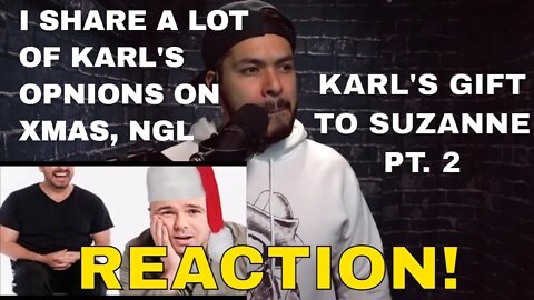 Karl Pilkington's Christmas Present to Suzanne pt 2 Reaction | I feel the same way about Christmas