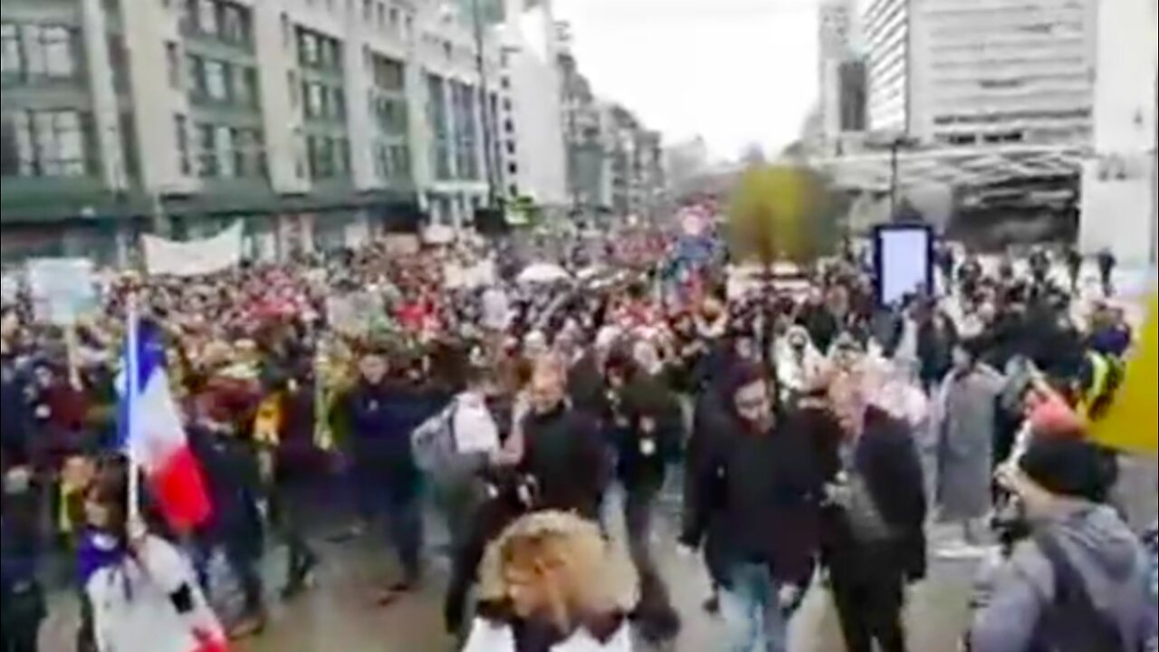 V-Media is aanwezig op de grootste betoging in België van 2021 op 21 november 2021