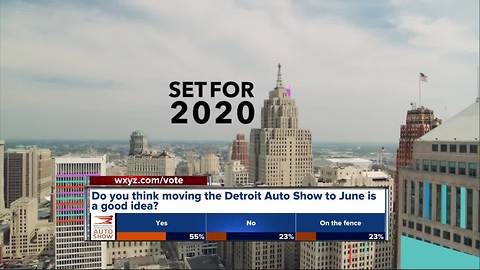 Do you think moving the Detroit Auto Show to June is a good idea?