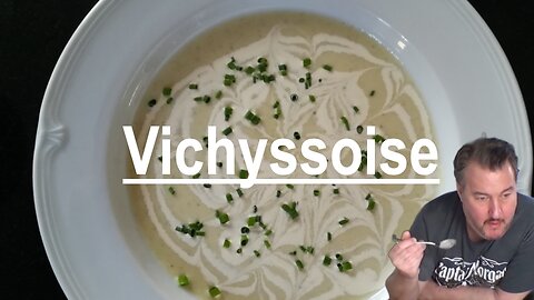 traditional Vichyssoise the classic French chilled soup