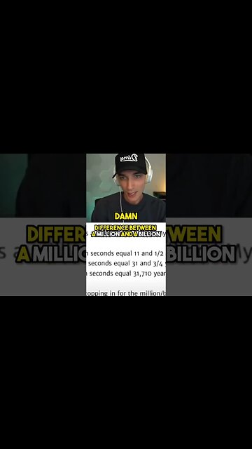 The Difference between a Million and a Billion dollar!💰😱