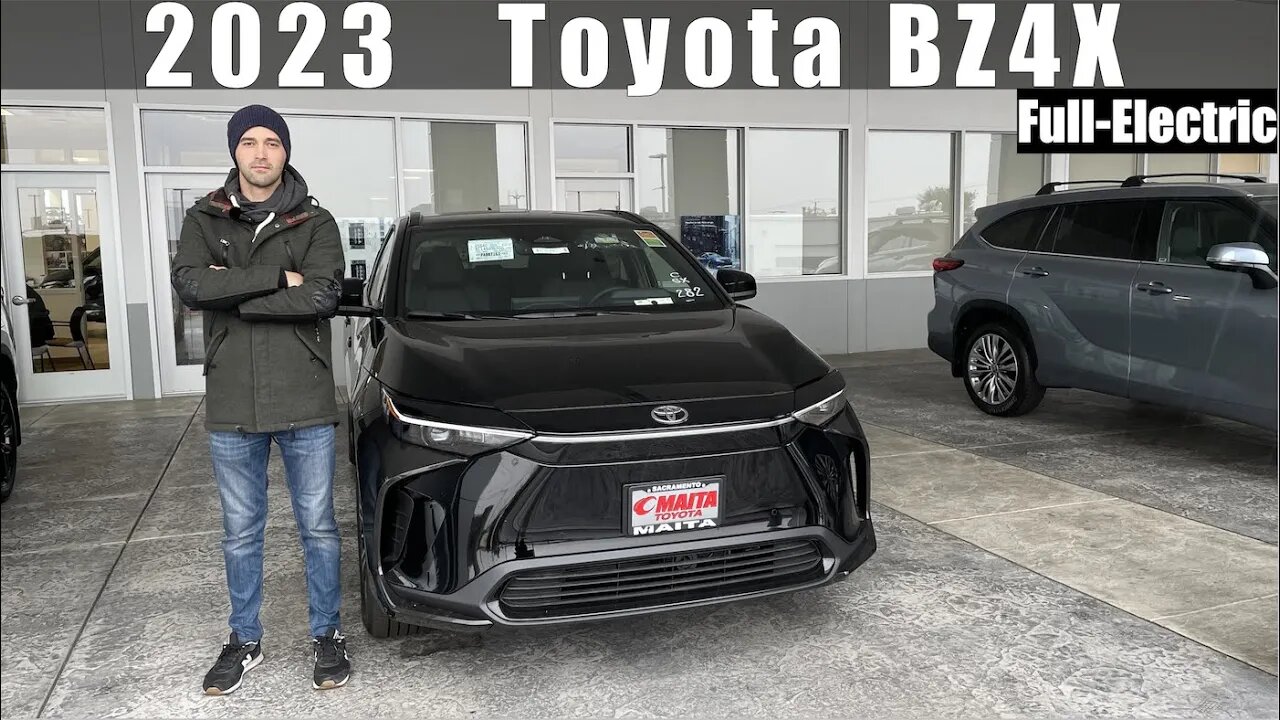 2023 Toyota BZ4X full electric SUV - first look