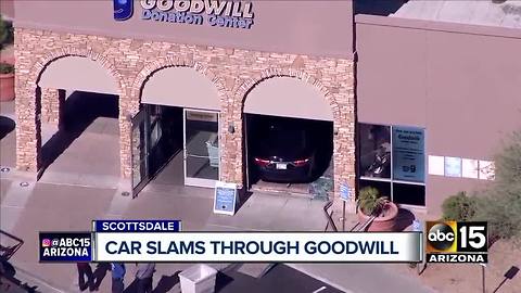 Top stories: Car crashes into Goodwill store in Scottsdale; Fountain Hills shooting; Escaped inmate captured