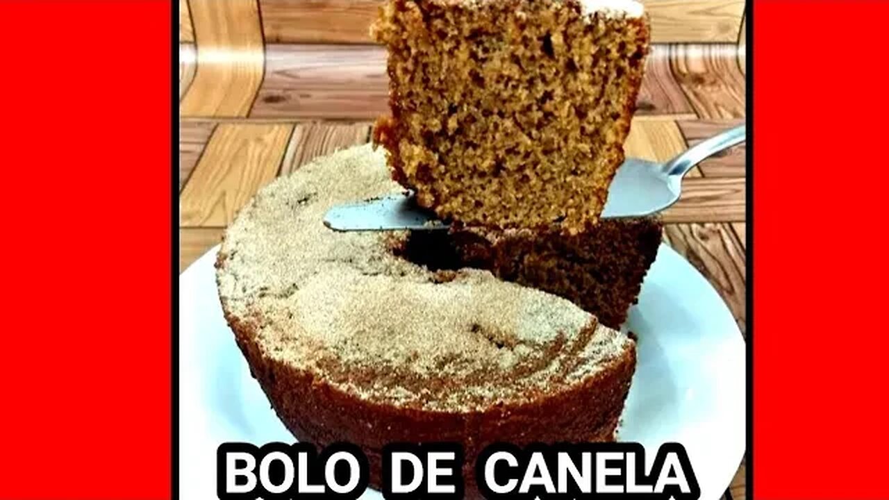 🍰BOLO DE CANELA , A MELHOR SOBREMESA PARA HOJE. #receitas @SR.VANDERLEI