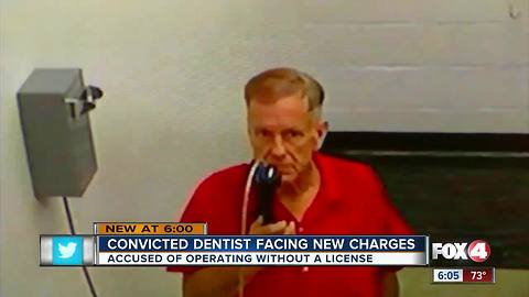 Convicted former dentist accused of practicing without license