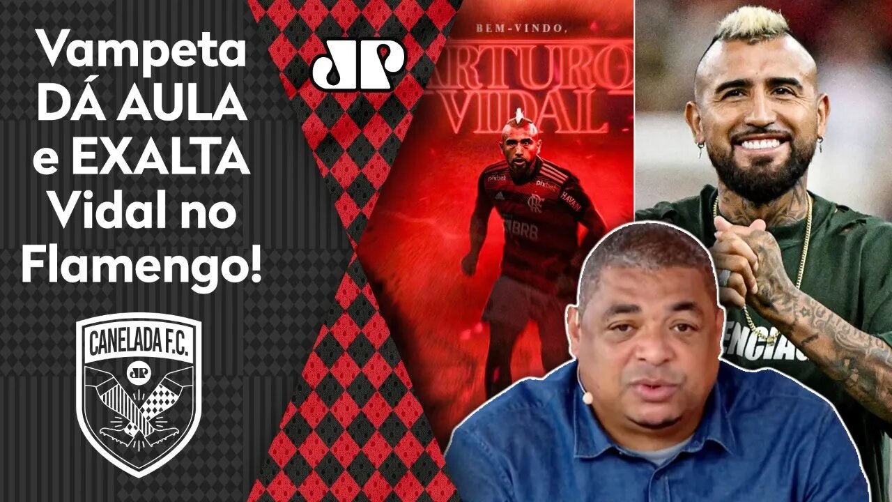 "O Flamengo ANUNCIOU o Vidal! Velho, NÃO TEM COMO DIZER que ele..." Vampeta EXALTA o NOVO REFORÇO!