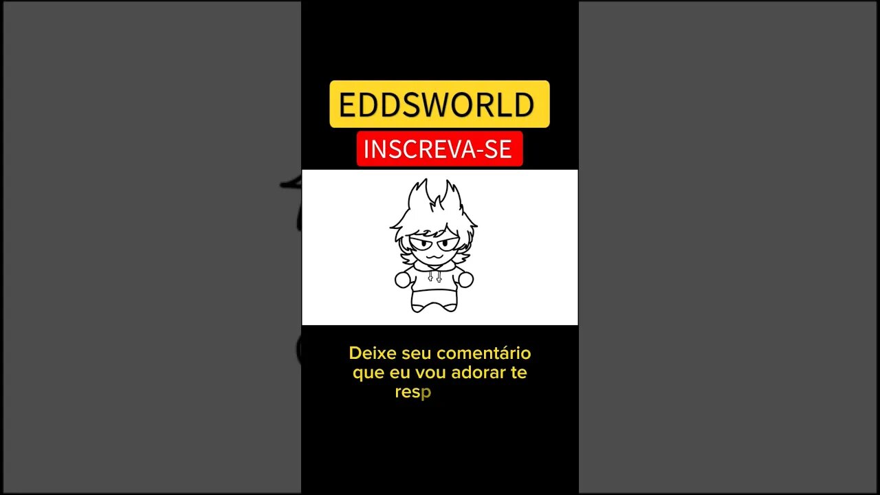 COMO DESENHAR TOM E TORD JUNTOS - EDDSWORLD #shorts #eddsworld #tom #tord