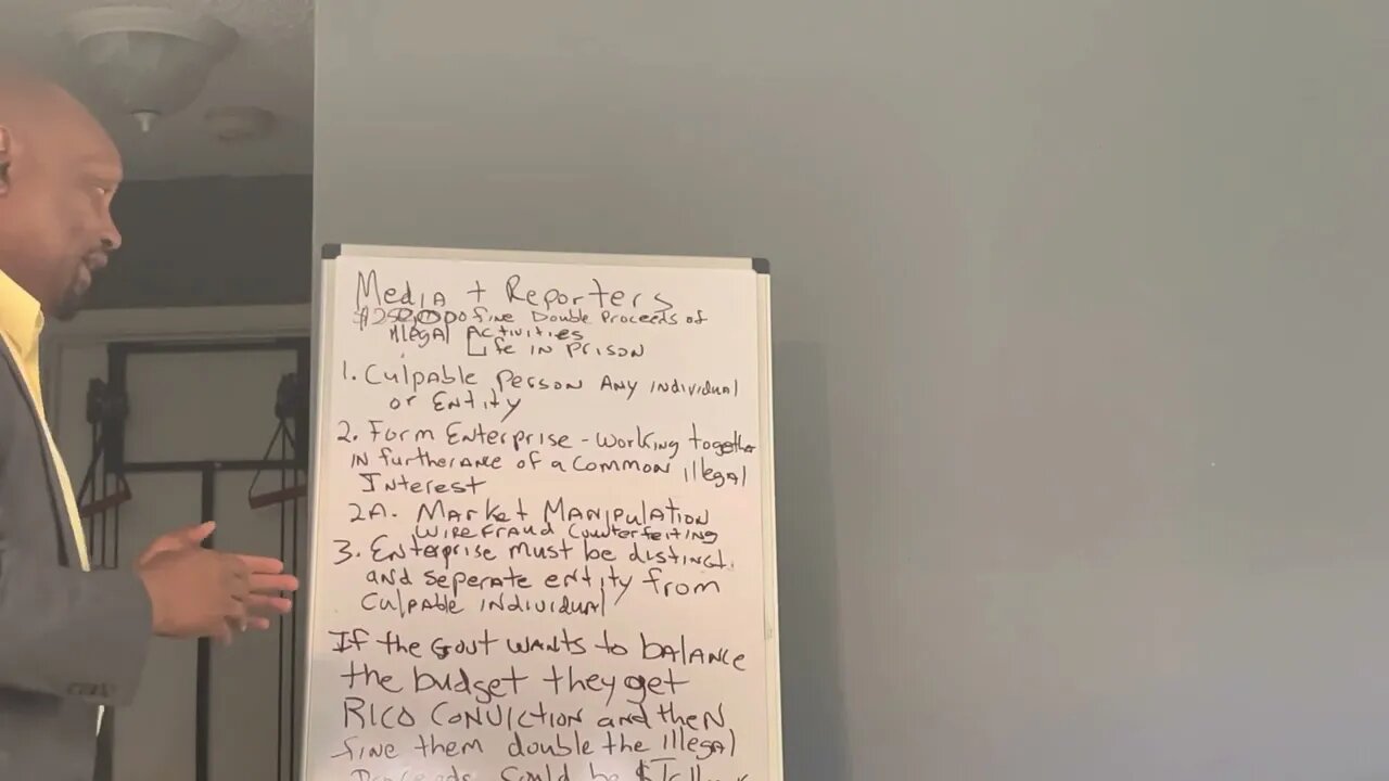 Will AMC FUD reporters get life in prison for RICO violations?