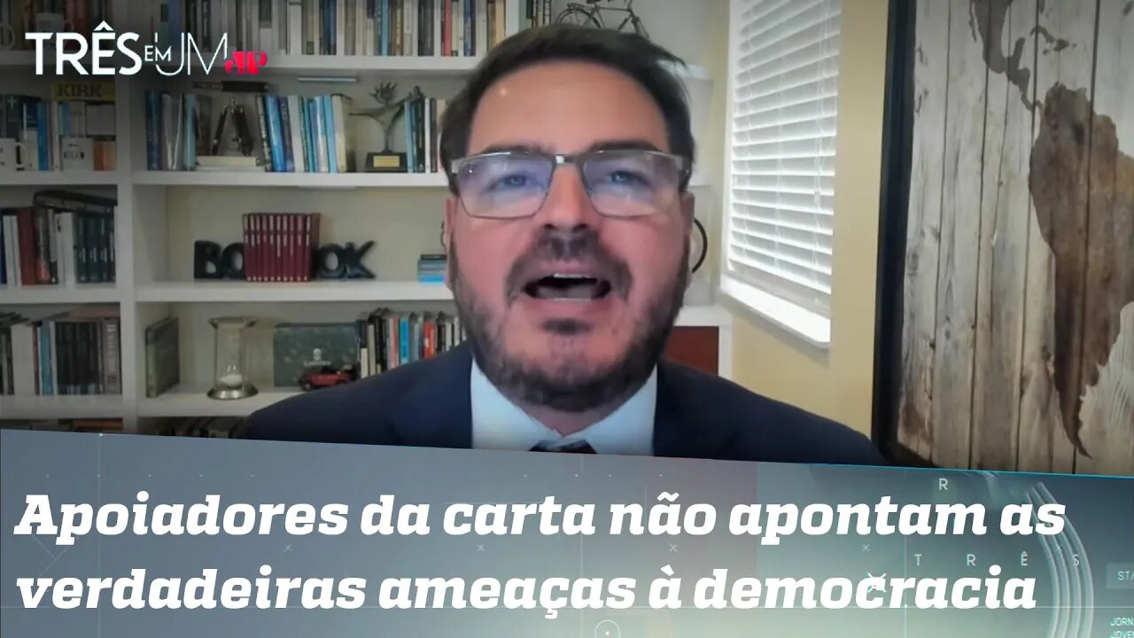 Rodrigo Constantino: Leitura da carta pela democracia ajuda a ver todos os 50 tons de vermelho