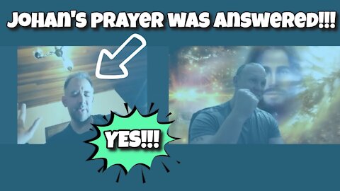 Johan finally got his prayer answered! He spoke in new tongues!!!