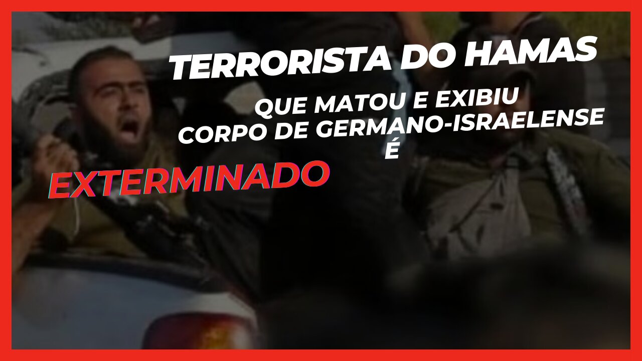 Terrorista que exibiu corpo de Shani Louk é exterminado pelas FDI