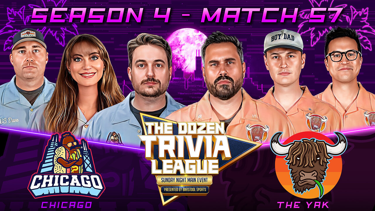 The Yak vs. Chicago (Sunday Night Main Event III) | Match 58, Season 4 - The Dozen Trivia League