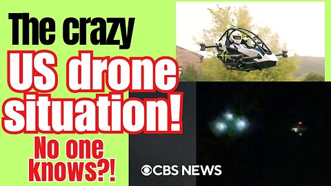 Drones at night over US... Pentagon has no clue who or what!?