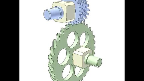 2487 Screw gear drive 1a