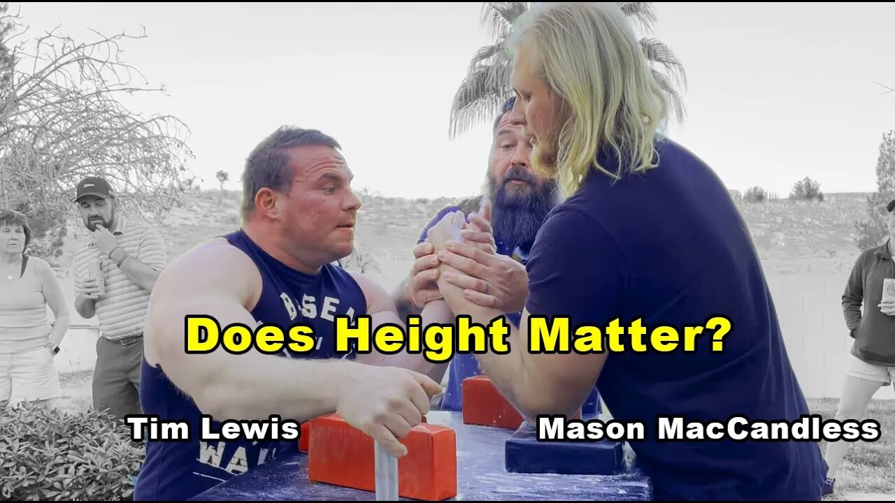 Tim Lewis Vs Mason MacCandless Vegas Arm Wrestling