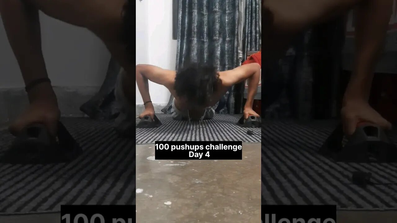 100pushups challenge Day 4 (60/100) #youtubeshorts #pushups #75hardchallenge