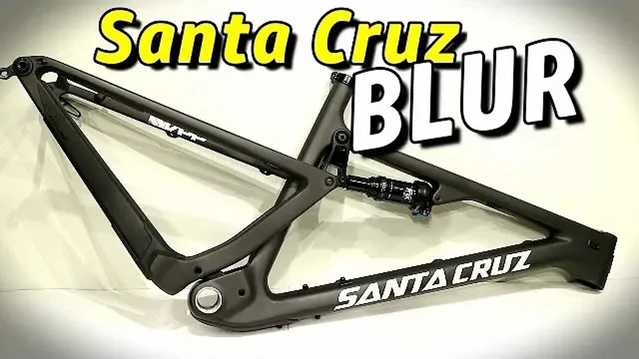 Checking out the 2019 Santa Cruz Blur Frameset Specs and actual weight