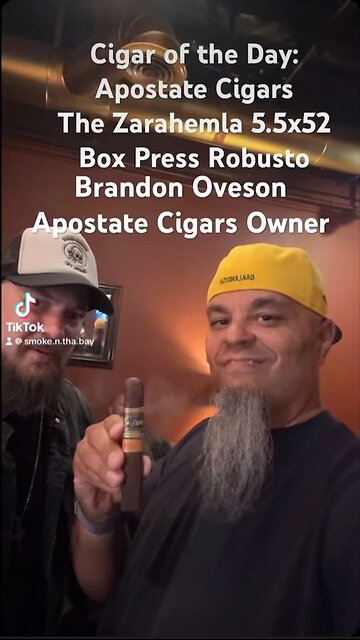 Apostate Cigars The Zarahemla 5.5x52 Box Press Robusto #Shorts #Cigars #Cigar #BrandonOveson ​⁠